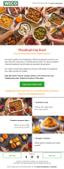 festive flyer promoting a Thanksgiving feast organized by Weco