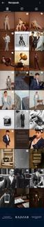 RAJASAB Instagram profile layout